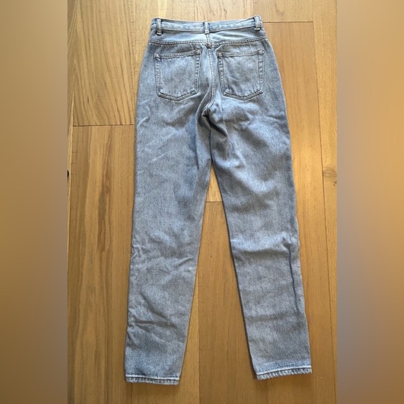 Brandy Melville Patchwork Straight Leg Jeans - Picture 2 of 8